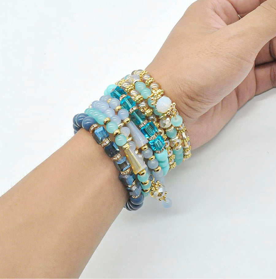 Assorted Bohemian Beaded Bracelet Sets