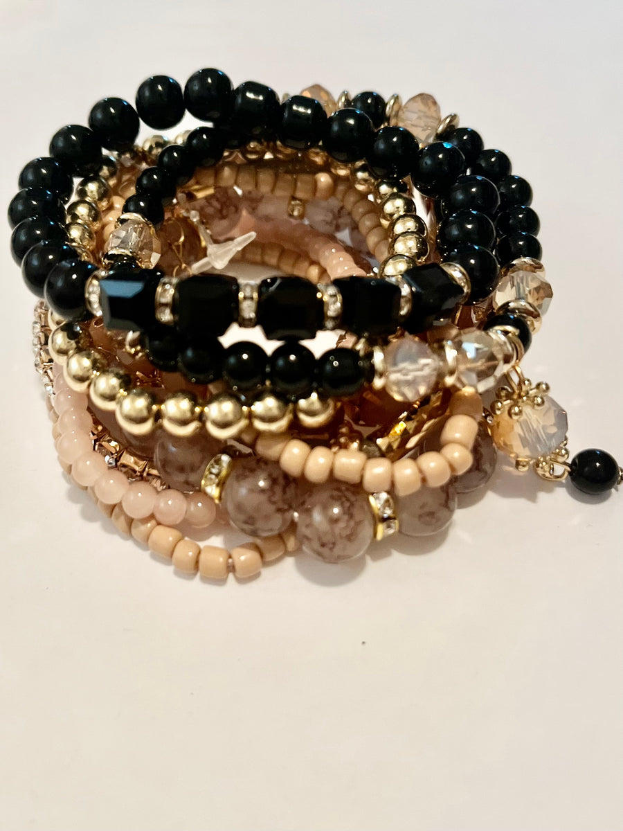 Assorted Bohemian Beaded Bracelet Sets