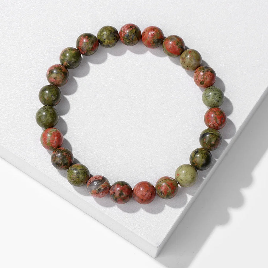 Handmade Natural Stone Beaded Bracelet