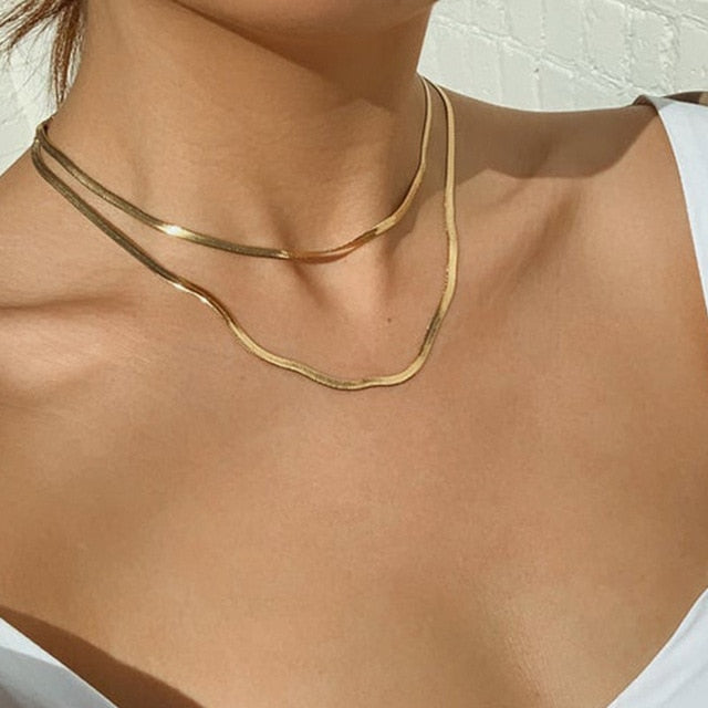 Fashion Asymmetric Lock Necklace