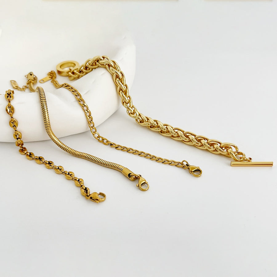 Gold Stackable Bracelets