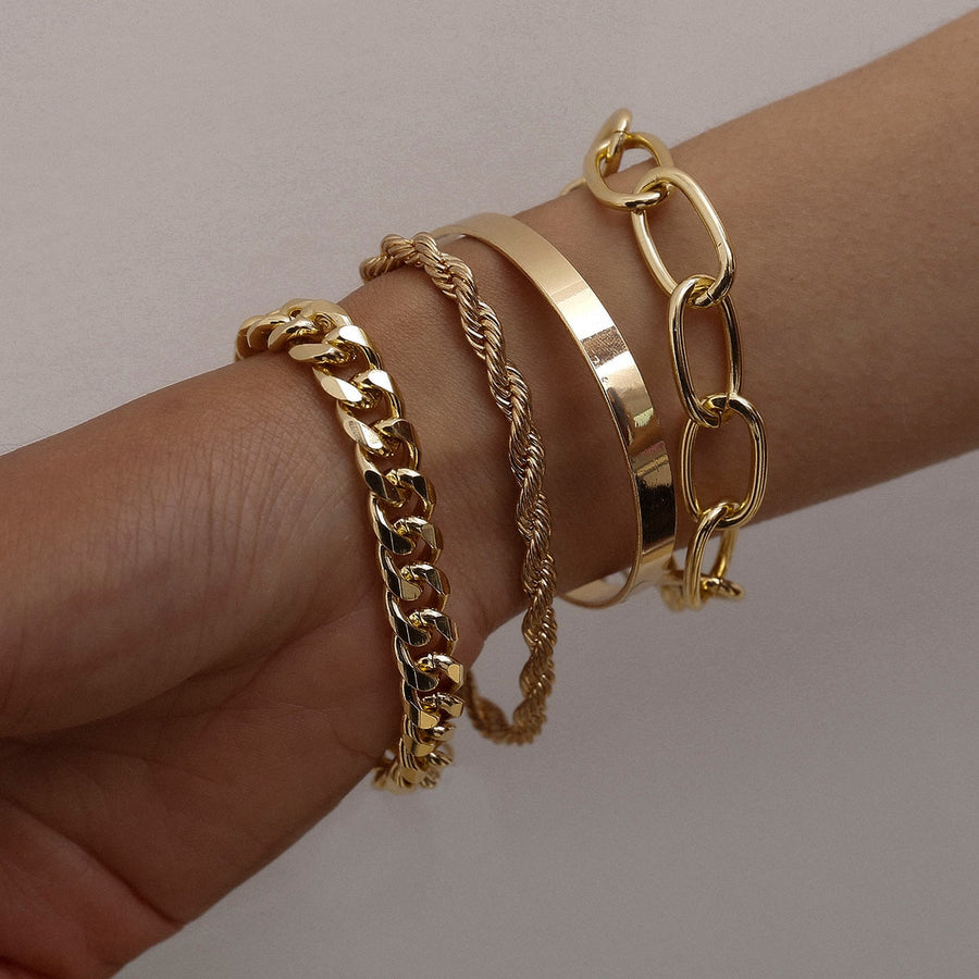 Chain Bracelets Set