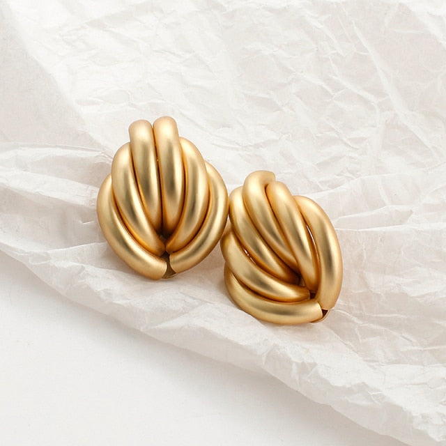 Gold Fashion Earrings