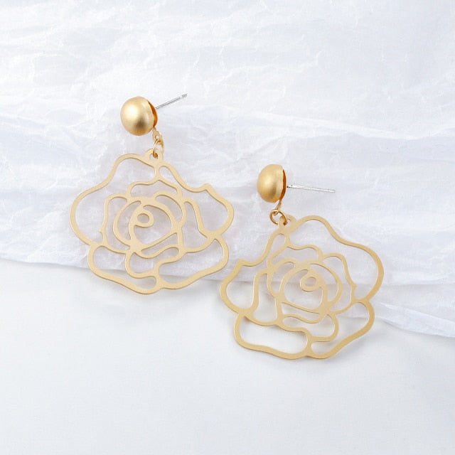 Gold Fashion Earrings